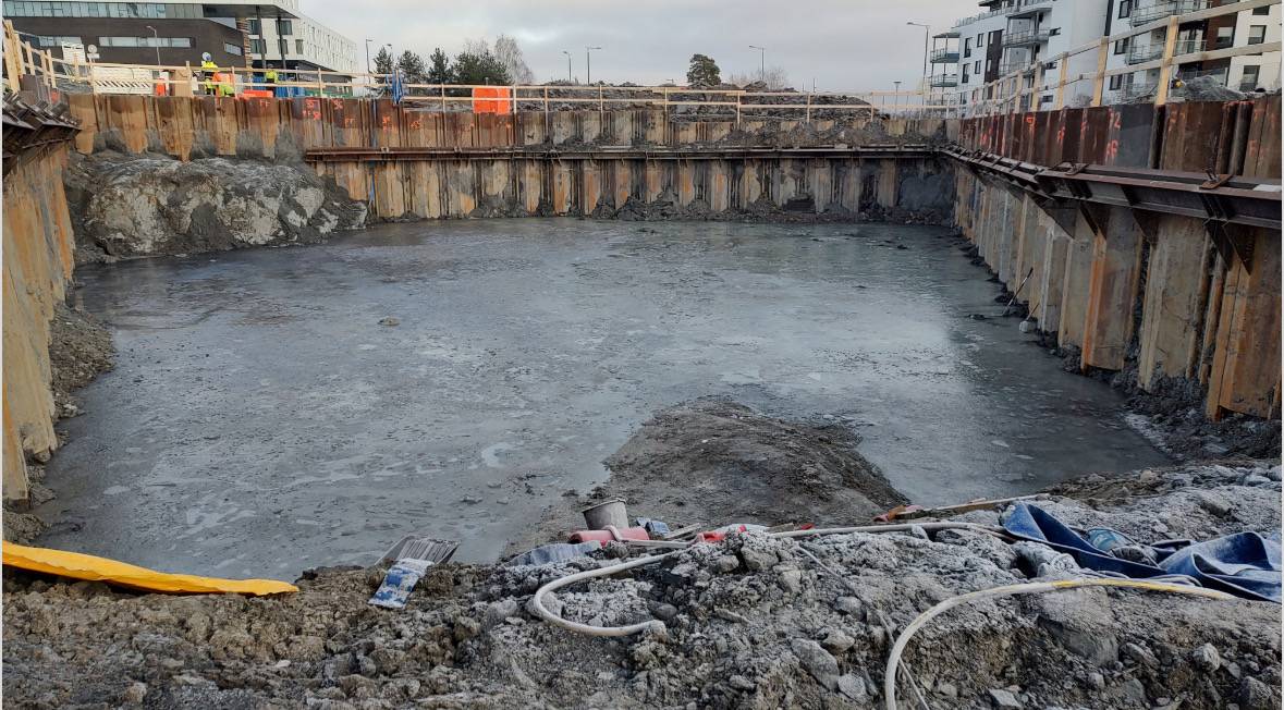 Fra utbyggingsområdet